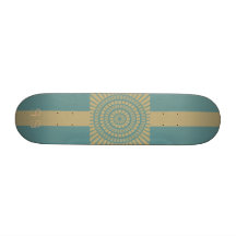 Kreis-geometrisches Skateboard Skateboardbrett