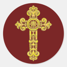 Kreuz cross aufkleber