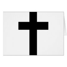 Kreuz Grußkarte