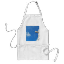 Kreuz in den Wolken und im blauen Himmel Schürze