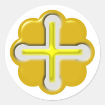 Kreuz keltisch cross celtic runder sticker