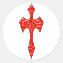 Kreuz Spitzen Aufkleber