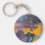 Kreuzendes Kamel-Zug keychain Schlüsselband