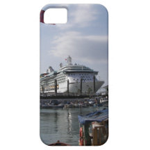 Kreuzschiff im Hafen iPhone 5 Hülle