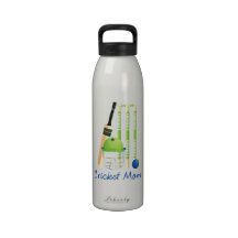 Kricket-Mamma-T-Shirts und Geschenke - große Gesch Wasserflaschen