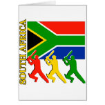 Kricket Südafrika Grußkarte