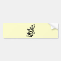 Krieg Auto Sticker