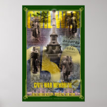 Kriegs-Denkmal-Plakat New York City ziviles