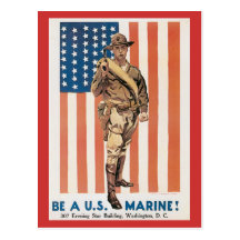 Kriegs-Plakat-Postkarten-Weltkrieg-Marinesoldaten