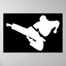 Kriegskunst-Silhouetten Posterdruck