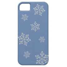 Kristallschneeflocke iPhone 5 Fall (blau) Hülle Fürs iPhone 5