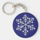Kristallschneeflocke Keychain Schlüsselanhänger