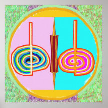 KRIYA = Tätigkeit:  Karuna Reiki Symbol Plakatdrucke
