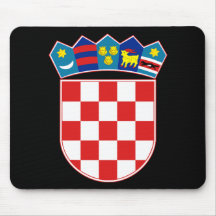 Kroatien-Emblem Mousepads