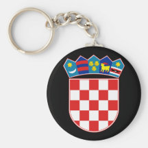 Kroatien-Emblem Schlüsselanhänger