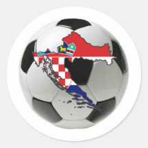 Kroatien-Nationalmannschaft Runder Aufkleber