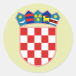 Kroatien-Wappen Detail Aufkleber