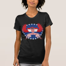 Kroatien Winged Tshirts