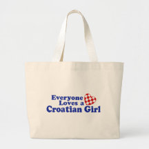 Kroatisches Mädchen Tasche