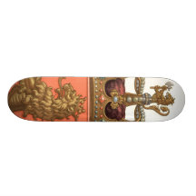Krone königlich skateboarddeck
