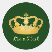 Kronen-Entwurf II - Gold Sticker
