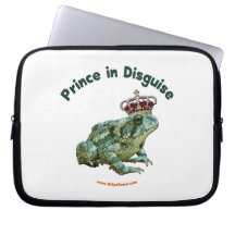 Kröten-Frosch-Prinz in der Verkleidung Laptop Sleeve Schutzhülle