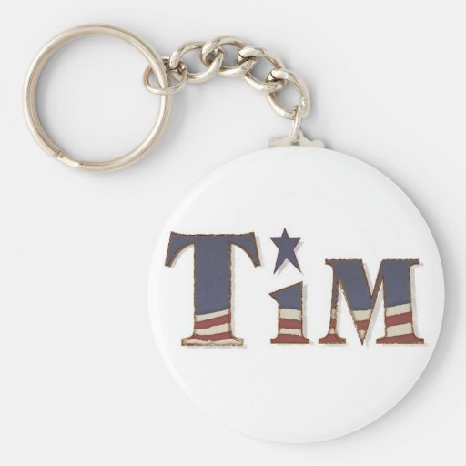 KRW AmericananamensKeychain - Tim Schlüsselanhänger