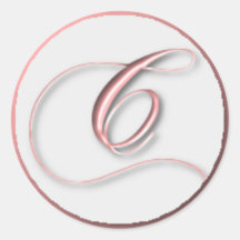 KRW - C - Mit Monogramm Siegel Aufkleber