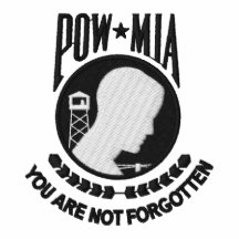 KRW gesticktes POW-MIA werden Sie nicht vergessen Besticktes Polohemd
