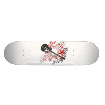 KRW-Rockstar-Gitarren-Schmutz Skateboard Bretter