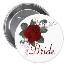 KRW-Rosen-Braut, die Pin Wedding ist Anstecknadelbutton