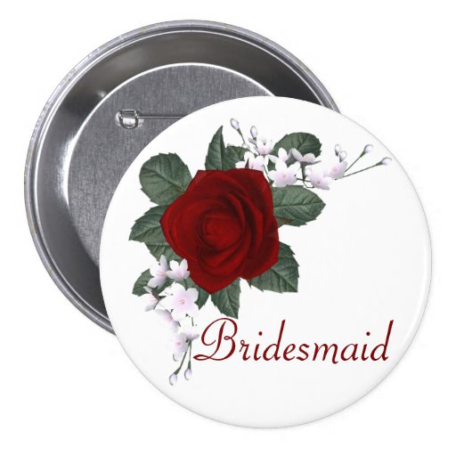 KRW-Rosen-Brautjungfer, die Pin Wedding ist Anstecknadelbutton
