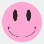 KRW-Smiley-Gewohnheits-Farbe Runder Aufkleber