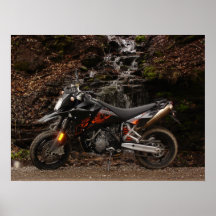 KTM 950 Supermoto Posterdruck