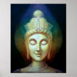 Kuan Yin Regenbogen-Aura-geistiges Göttin-Kunst-Pl