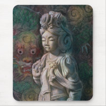Kuan Yins Drache-Kunst Mousepads