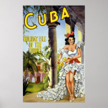 Kuba-Feiertags-Insel der Tropen Posterdruck