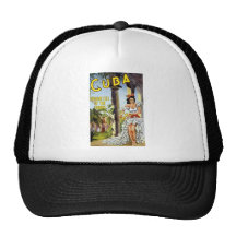 Kuba-Feiertags-Insel der Tropen Retrocap