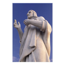 Kuba, Havana, Skulptur von Jesus Fotodrucke