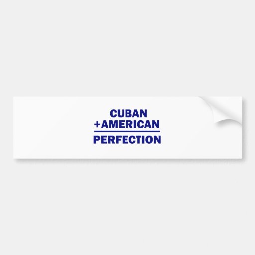 Kubanisches amerikanisches Erbe Autosticker