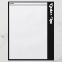 Küche spitzt Seite (freien Raum) Individuelle Flyer