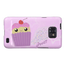 Kuchen-Furz besprüht Galaxy S2 Cover