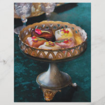 Kuchen - jedermann des Petit-Fours? Flyerdesign