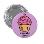 Kuchen-Liebhaber-Knopf Button