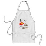 Küchen-Magier-Retro kochende Kunst-Schürze