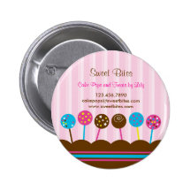 Kuchen-Pop-Bäckerei-Knopf Button