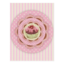 Kuchen-Postkarte