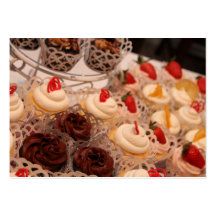 Kuchen-Verbreitung Visitenkarten Vorlage