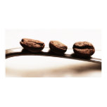Küchenbild - Die Drei Kaffeebohnen poster