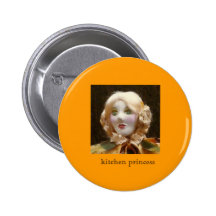 Küchenprinzessin Anstecknadelbuttons